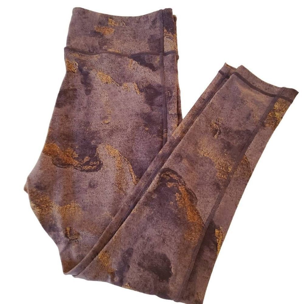 Charlie B Womens Abstract Print Stretch Leggings Size XL